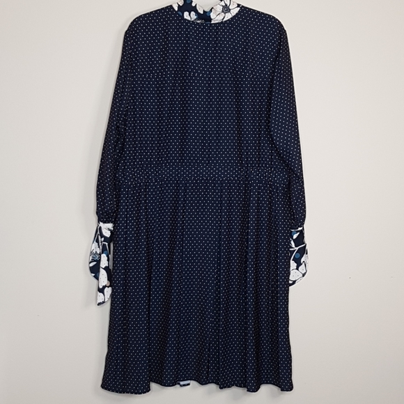 ELOQUII Polka Dot Longsleeve Dress Sz20 - Picture 3 of 11